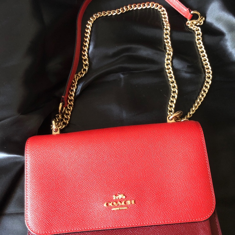 Coach leather crossbody - Picture 1 of 7